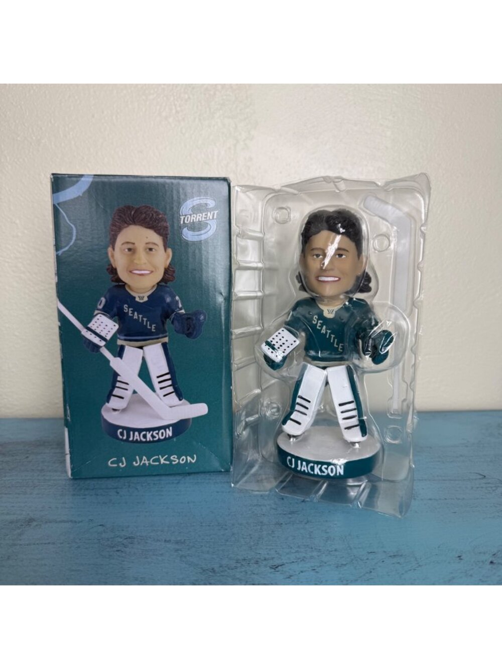 CJ Jackson Carly PWHL Seattle Torrent Hockey Bobblehead New In Box